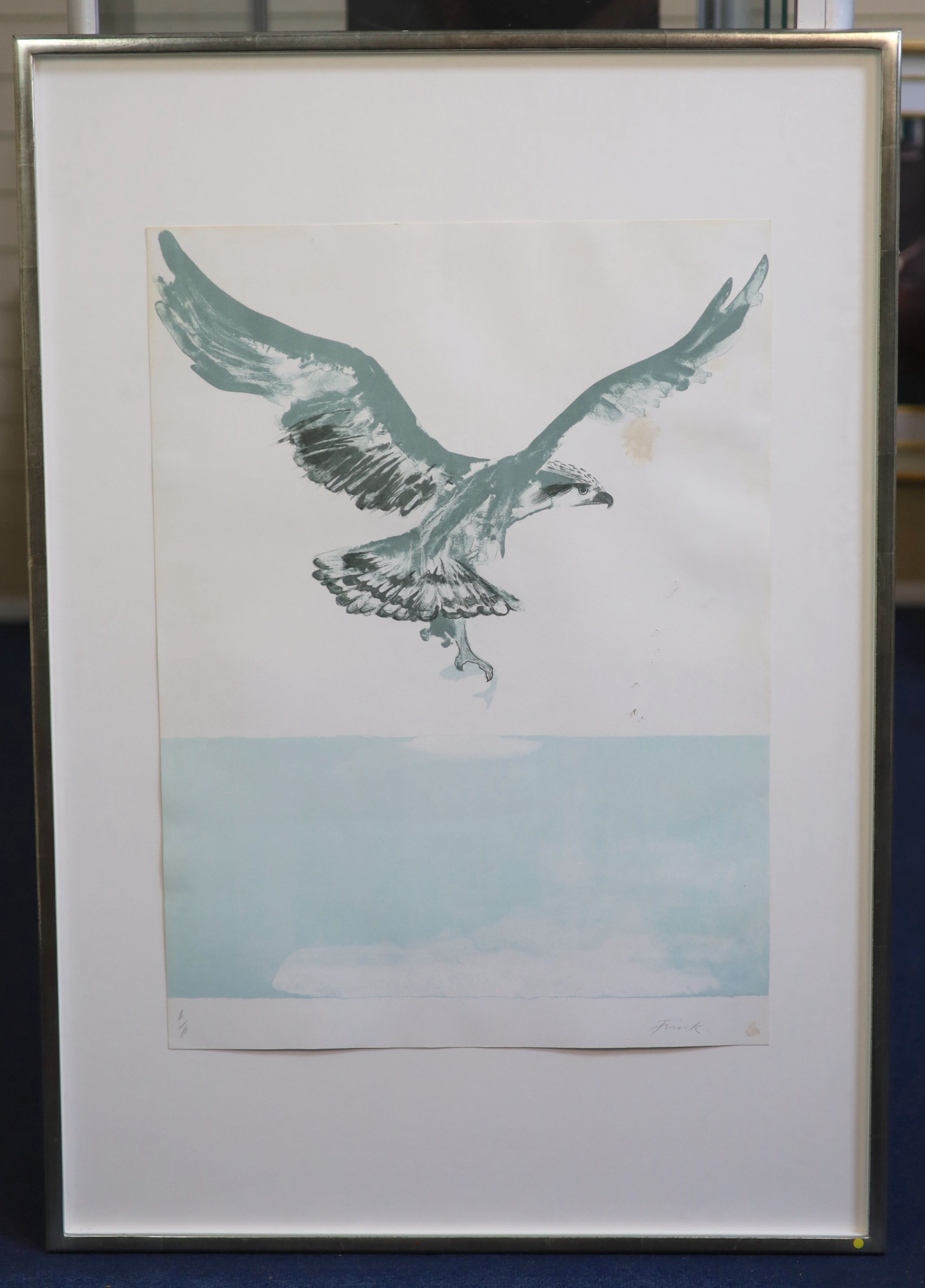 Dame Elizabeth Frink (1930-1993), Osprey, 1974, lithograph printed in colours, 64.5 x 47cm